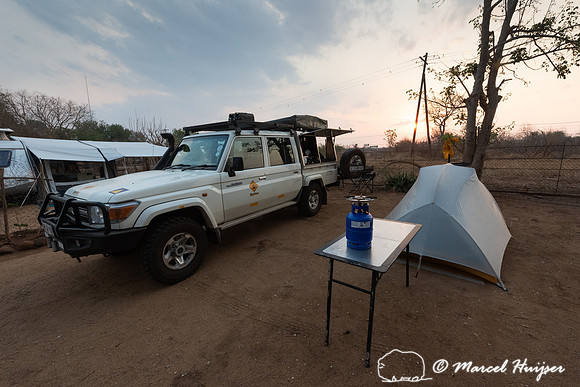 Camping at Crocodile Bridge, Kruger National Park, South Africa