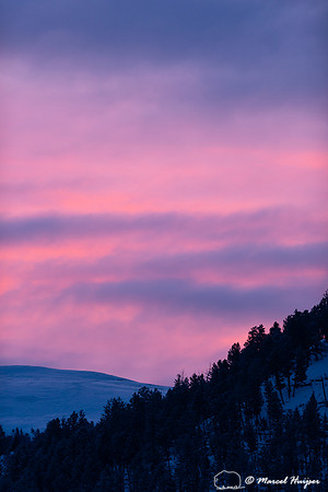 Morning sky, Wyoming