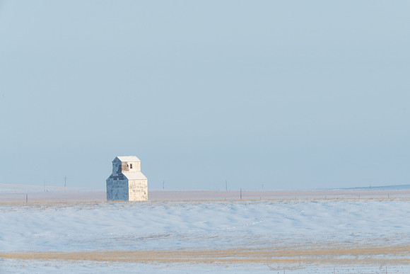 Grain elevator, Montana, USA