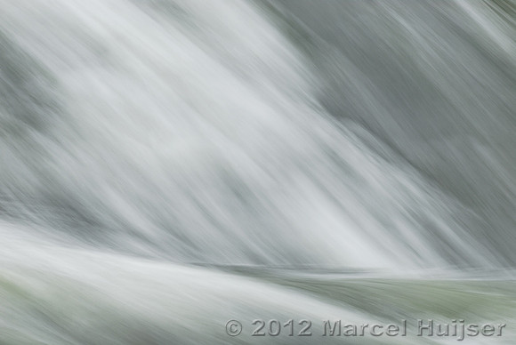 Abstract of waves in the Lochsa River during spring runoff, Idaho, USA