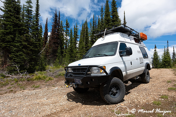 Camper van, Idaho, USA
