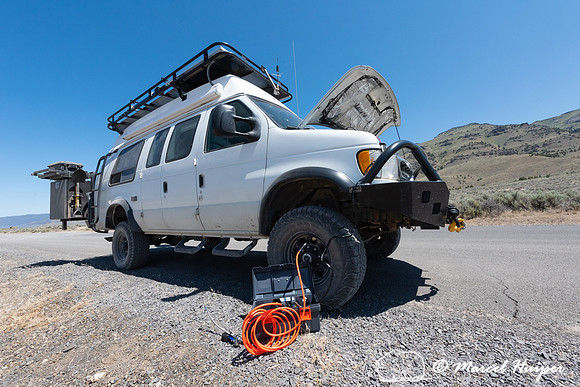 Airing back up, Hart Mountain National Antelope Refuge, Oregon
