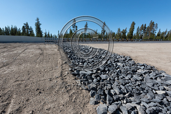 Erosion control at wildlife underpass, south of Bend, Oregon
