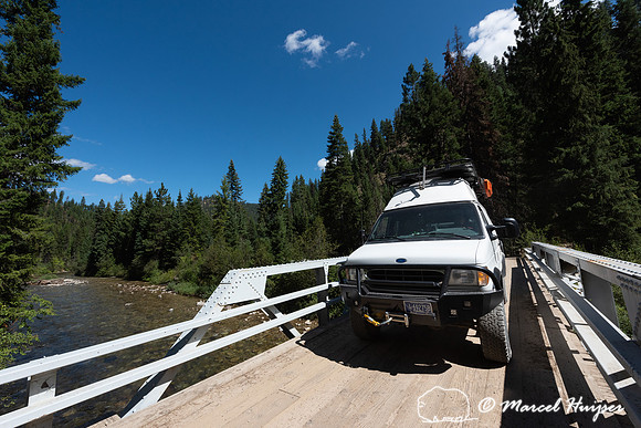 Bridge across Selway River, Magruder crossing, Selway–Bitterro