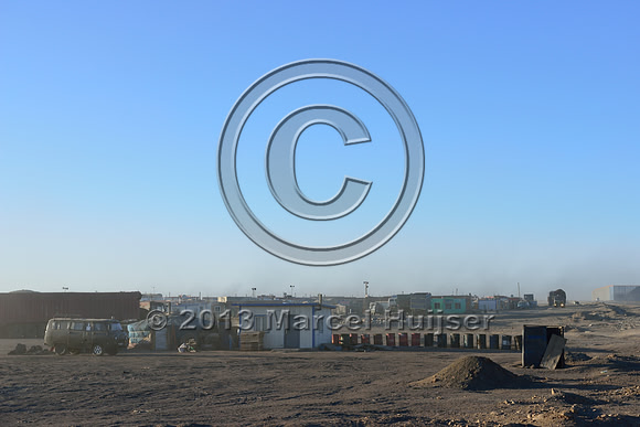 The settlement of Tsagaan khad (White Rock), north of Gashuun-Sukhait, Gobi, Mongolia