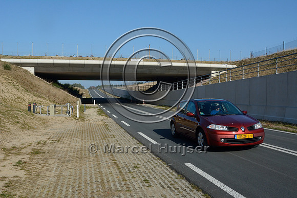 Wildlife overpass "Oud Reemst" (about 35 m wide), south of Otterlo, The Netherlands