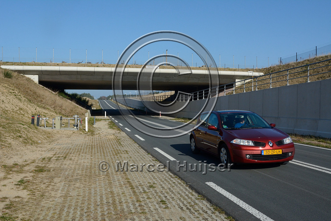 Wildlife overpass "Oud Reemst" (about 35 m wide), south of Otterlo, The Netherlands