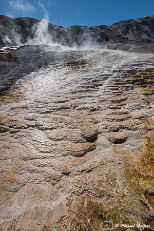 Mammoth Hot Springs, Yellowstone National Park, Wyoming, USA