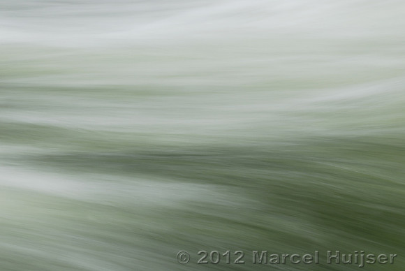Abstract of waves in the Lochsa River during spring runoff, Idaho, USA