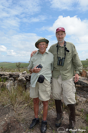 Piet Huijser and Marcel Huijser on the maned wolf expedition, Parque Nacional da Serra da Canastra, Minas Gerais, Brazil