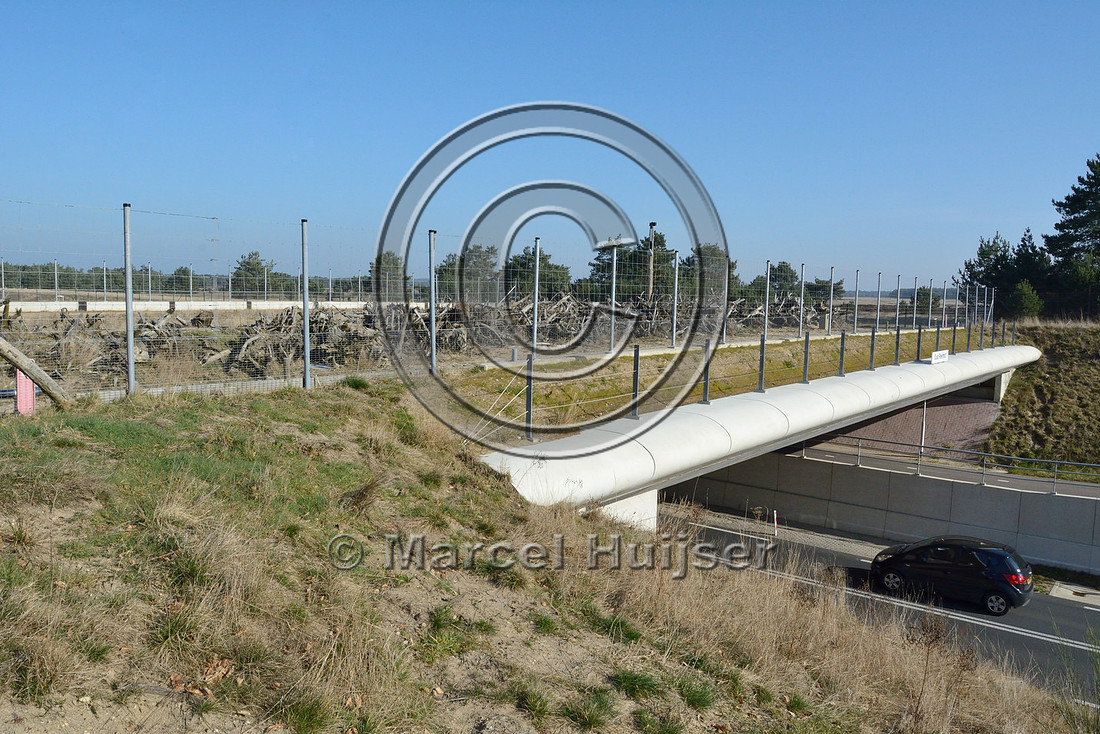 Wildlife overpass "Oud Reemst" (about 35 m wide), south of Otterlo, The Netherlands