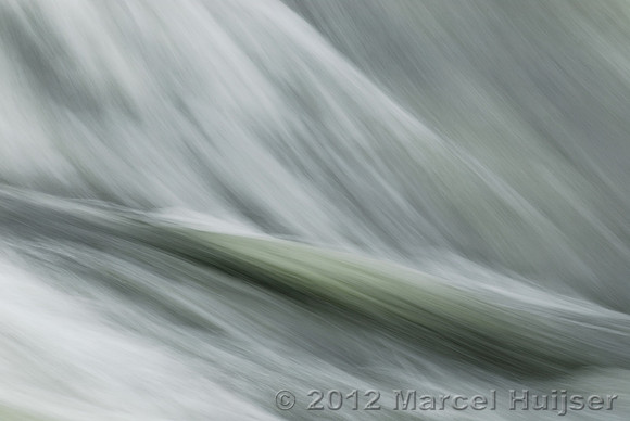 Abstract of waves in the Lochsa River during spring runoff, Idaho, USA