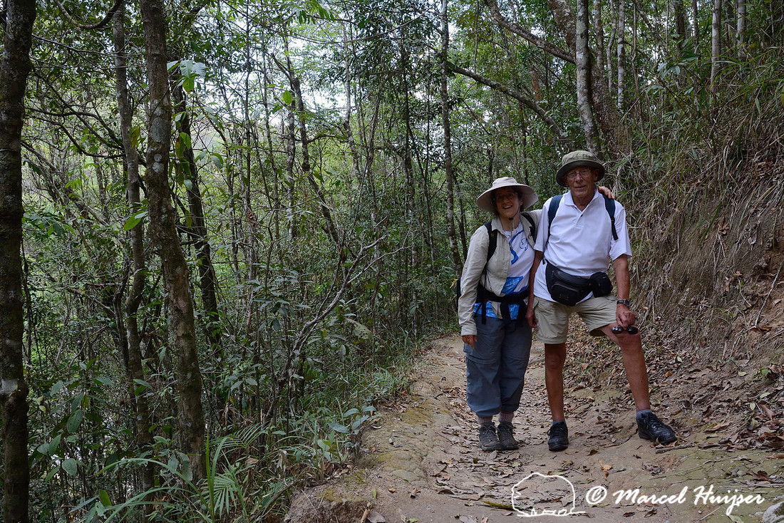 Bethanie Walder and Piet Huijser on the Casca d'Anta trail, Parque Nacional da Serra da Canastra, Minas Gerais, Brazil