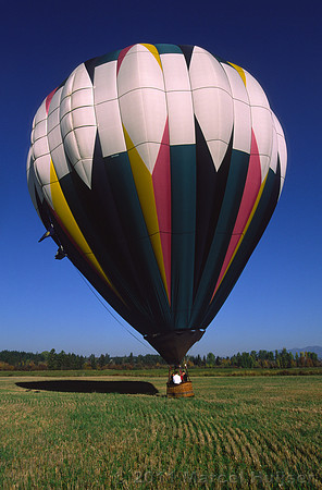 Balloon ride above Kalispell, 4 October 2004, MT