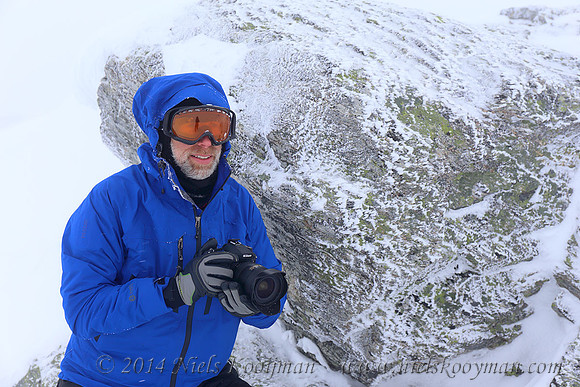 Marcel Huijser in Dovrefjell National Park, Norway