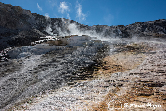 Mammoth Hot Springs, Yellowstone National Park, Wyoming, USA