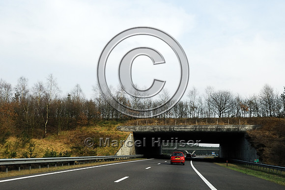 Ecoduct Harm van de Veen, A1, near Kootwijk, The Netherlands