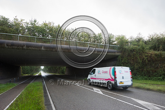 Ecoduct Natuurbrug Zanderij Crailoo across Naarderweg (N524), Th