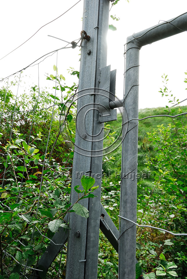 Hanging mechanism of gate at multifunctional underpass, under A4 motorway, Parndorf, Austria