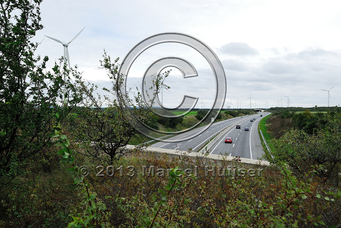 Area outside fence on top of multifunctional overpass (wildlife, bicyclists, pedestrians; about 100 m wide), across A4 motorway, Parndorf, Austria