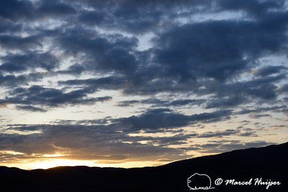 Sunrise over southwest Montana, near Bannack, USA