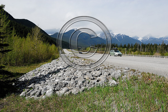 Boulder field at fence end, AB