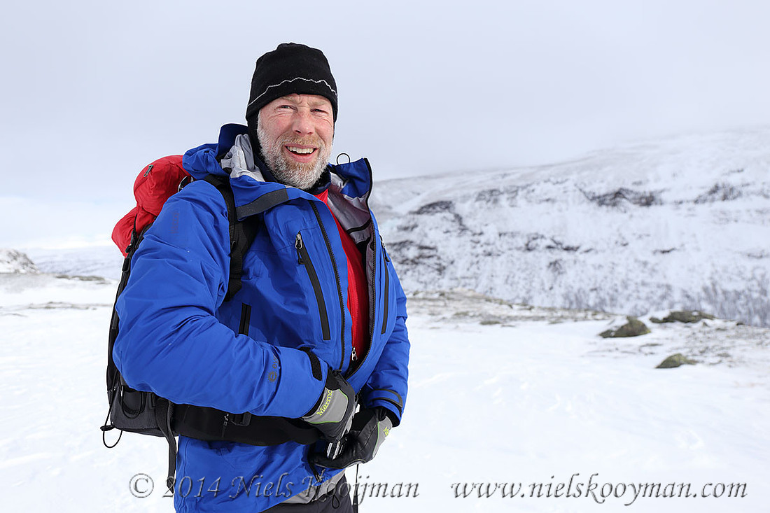Marcel Huijser in Dovrefjell National Park, Norway
