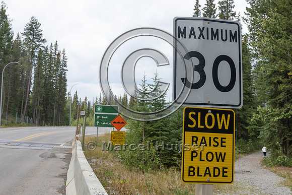 Electrified barrier to keep bears off the highway, exit Sunshine