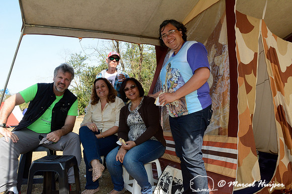 Strikers at the encampment at the University of São Paulo, Piraciccaba campus (ESALQ), Brazil